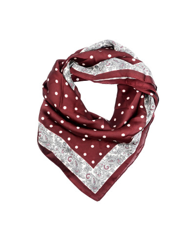 Pañuelo Paisley Dots Brick (70x70)