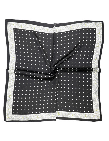 Pañuelo Paisley Dots Black (70x70)