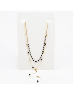 Collar Doble Dorado | Infinita Moda