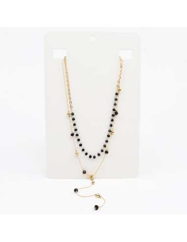 Collar Doble Dorado | Infinita Moda