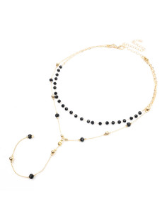 Collar Doble Dorado | Infinita Moda