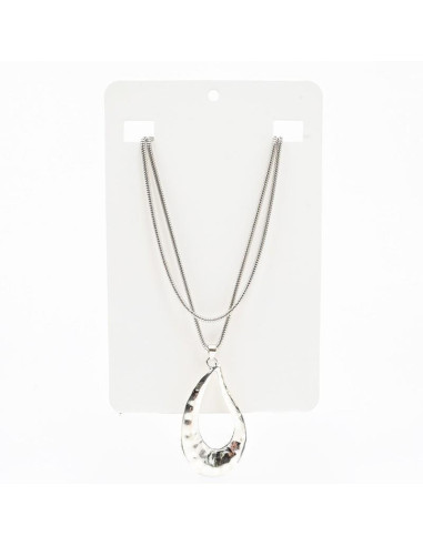 Collar Doble Plateado | Infinita Moda