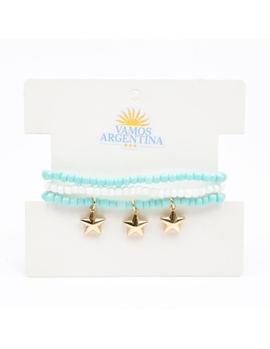 Pulsera Set x 3 Mundial