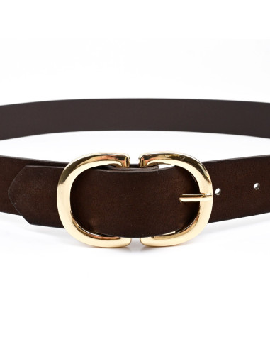 Cinturón  de PU Double Buckle
