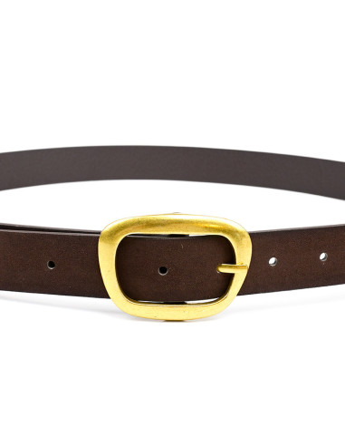 Cinturón de PU Square Buckle