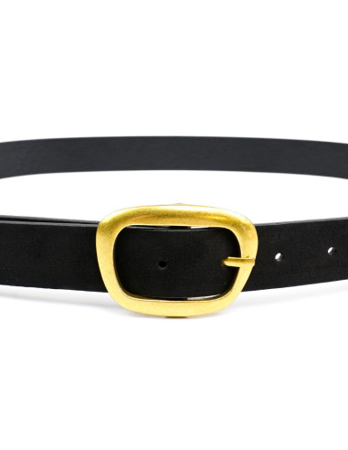 Cinturón de PU Square Buckle