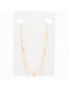 Collar Doble de Cadenas | Infinita Moda