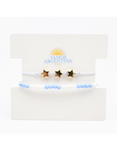 Set x2 Pulseras Mundial