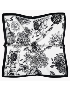 Pañuelo Monochrome Garden (70x70)