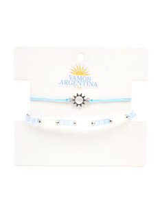 Set de Pulseras de Hilo Mundial