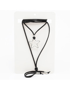 Collar de Gamuza y Dije Estrella | Infinita Moda