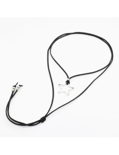 Collar de Gamuza y Dije Estrella | Infinita Moda