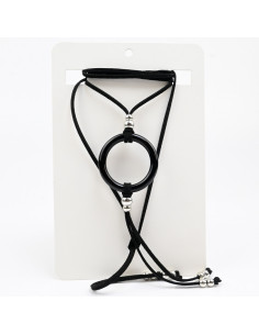 Collar de Gamuza Acrylic Marble