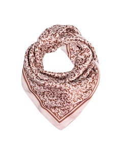 Pañuelo Psy Flowers Brown (70x70)