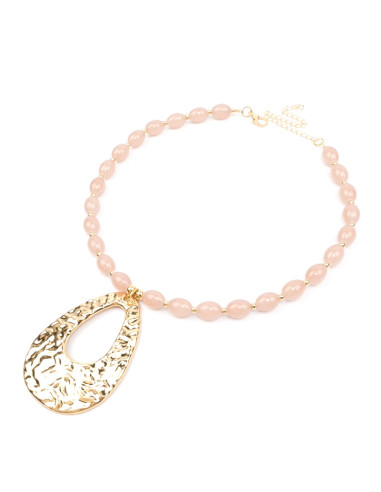 Collar Enhebrado Organic Gold