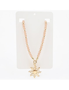 Collar  Enhebrado Sun Gold