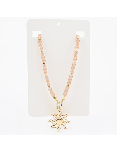 Collar  Enhebrado Sun Gold