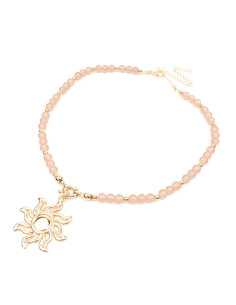 Collar  Enhebrado Sun Gold