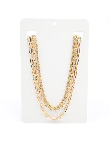 Set de 3 Collares Dorados
