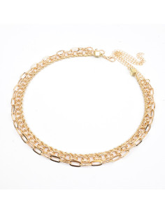 Set de 3 Collares Dorados