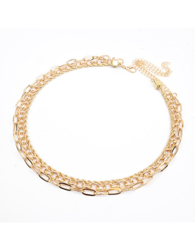 Set de 3 Collares Dorados