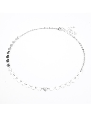 Collar de Cadena Heart Silver