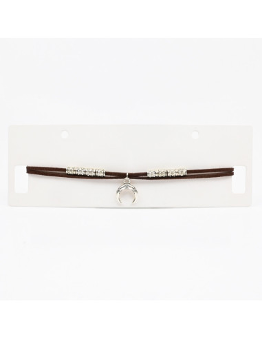 Choker de gamuza