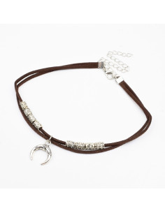 Choker de gamuza