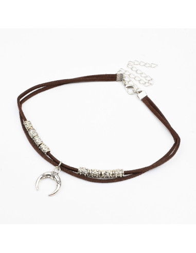 Choker de gamuza