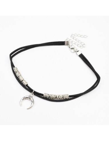 Choker de gamuza