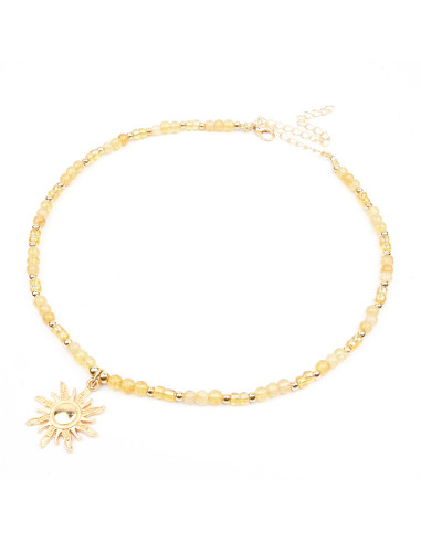 Collar Enhebrado Sol