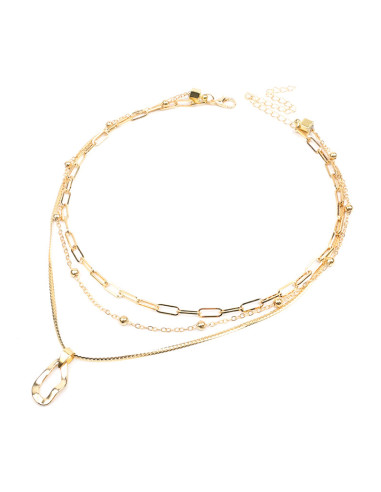 Collar Triple Cadenas