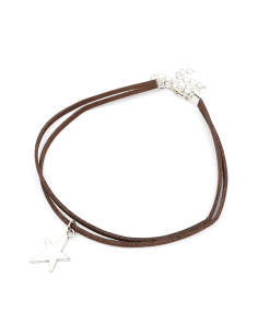 Choker de gamuza