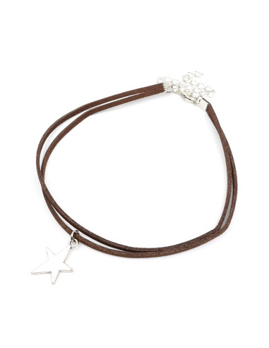 Choker de gamuza