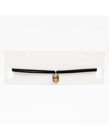 Choker de gamuza
