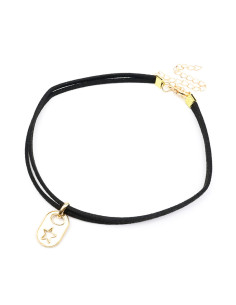 Choker de gamuza