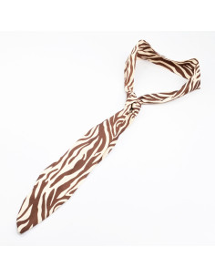 Corbata Line Print Brown