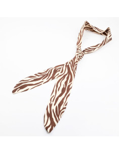 Corbata Line Print Brown