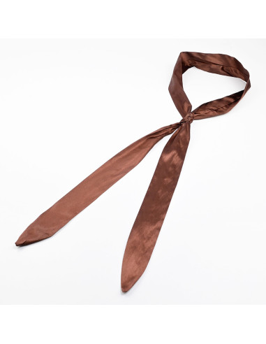 Corbata Seda Cacao