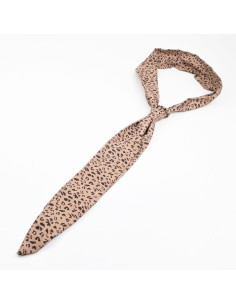 Corbata Print Camel