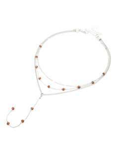 Collar Triple de Cadenas Intervenidos