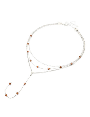 Collar Triple de Cadenas Intervenidos