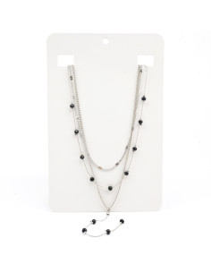 Collar Triple de Cadenas Intervenidos