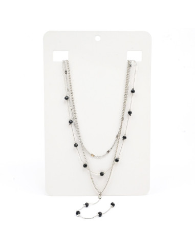 Collar Triple de Cadenas Intervenidos