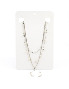 Collar Triple de Cadenas Intervenidos