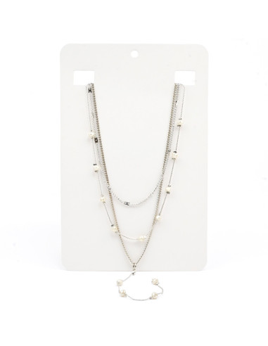Collar Triple de Cadenas Intervenidos