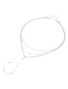 Collar Triple de Cadenas Intervenidos