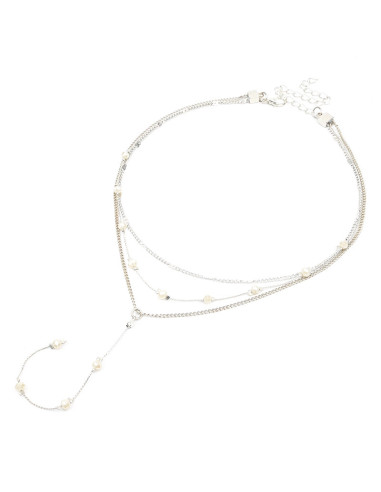 Collar Triple de Cadenas Intervenidos