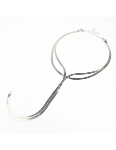 Collar Corbatero Dorado | Infinita Moda