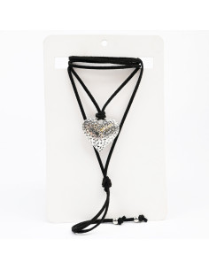 Collar de Gamuza y Dije | Infinita Moda